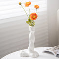 Nordic Creative Ceramic Vase Modern Ins Design Style Glazed Body Art Desktop Flower Ornament Living Room Cross-Border Wholesale