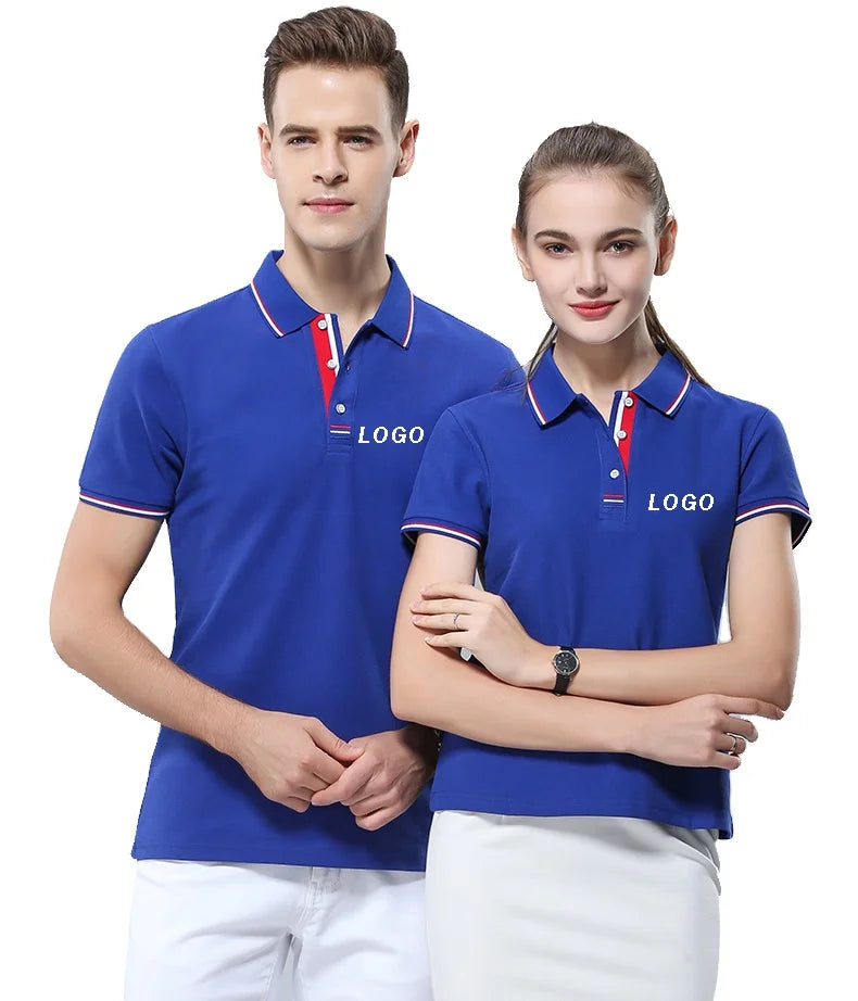 Wholesale Embroidered Logo Causal Sports Cotton Customized Men's Golf Shirts