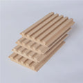 3D Decor Home Interior Modern Wood/Mdf Wall Panel Solid Oak Wall Panels Fluted Wood Panel Modern Design