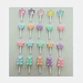 Food Slime Charms Colorful Lollipop Soft Clay Plasticine Slime Kit Accessories Beads Making Supplies DIY Scrapbooking Crafts