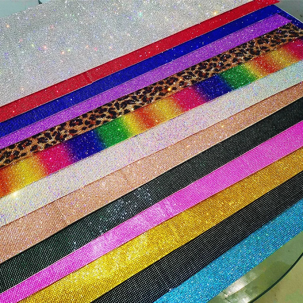 Wholesale Self-Adhesive Rhinestone Sheets Diamond Crystal Sticker for Bling DIY Car Phone Case Decoration