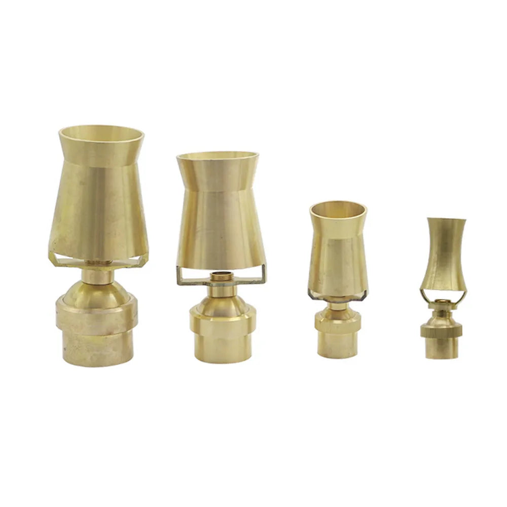 3/4 1 1.5 2 Inch Brass Tower Cedar Fountain Nozzles Jet Fountain Spray Head Garden Landscape Nozzle
