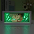Anime Style Enchanting Paper Cut Characters Soft Light Illuminated Mesmerizing Sight Paper Carved Anime Light Box