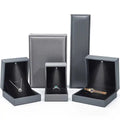 Luxury High-End Wedding Pendant Packaging Leather Jewelry Box Set for Gift Giving