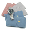 Velvet Watch Pouch Travel Storage Case Organizer Watch Bag Display Box Travel Accessories Watch Storage