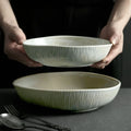 Factory Direct Wholesale Hotel Porcelain Soup Dining Plate Dishrestaurant Catering Colorful Ceramic Pasta Dinner Plates