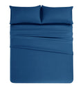High End Home Textiles Plain Color Pillow Shams Queen Size Microfiber Pigment Bed Sheet Set Supplier
