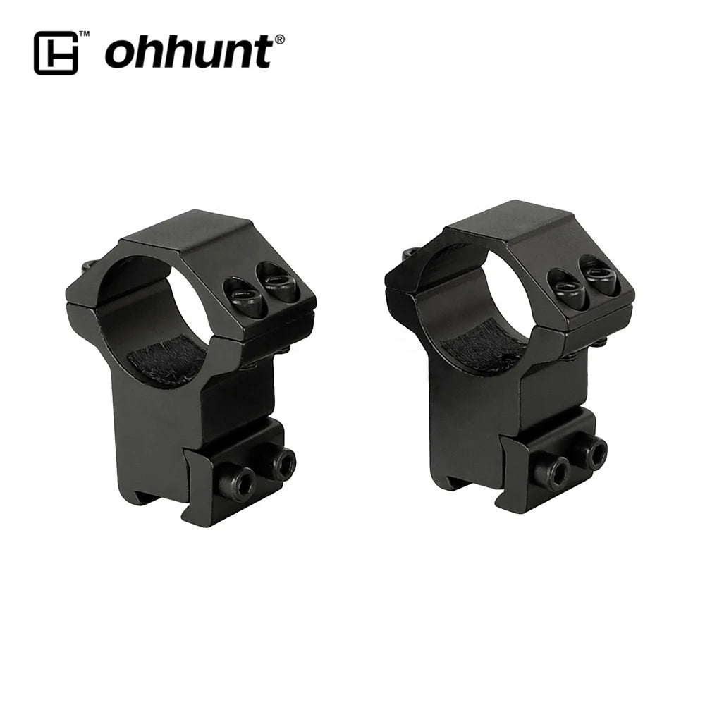 Ohhunt 25.4mm Scope Mount Ring 11mm Mount High Profile for Scope Hunting Mount