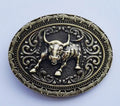 Direct Factory Customized Zinc Alloy 40mm Bull Head Belt Buckle