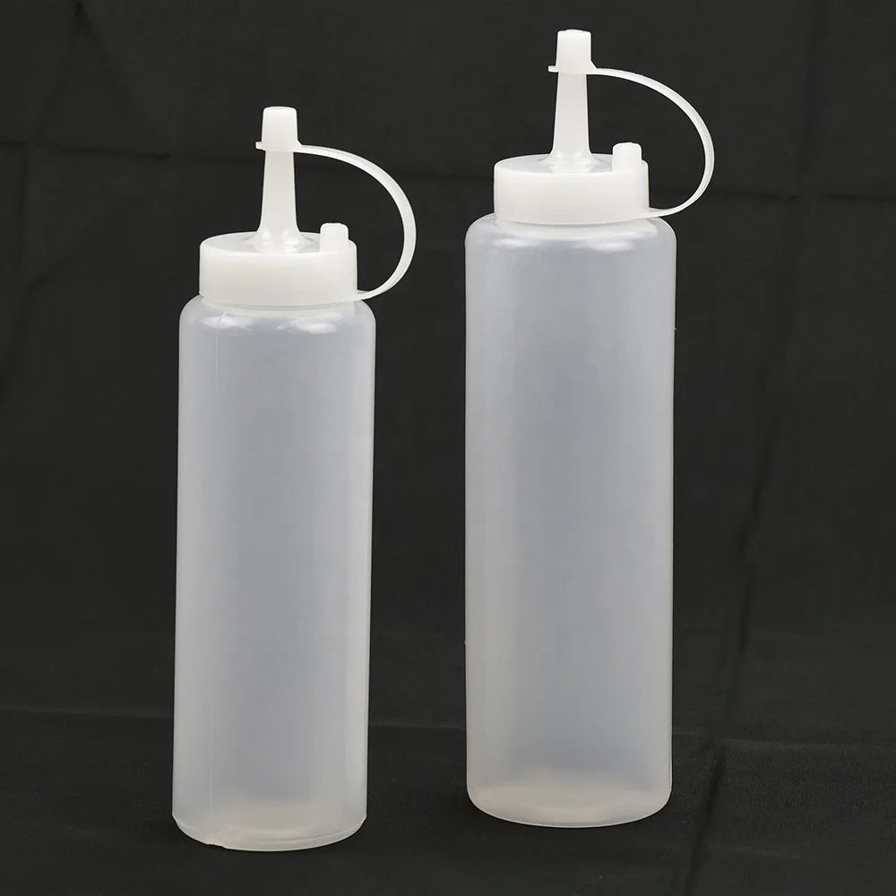 Refillable BBQ Chill Ketchup Bottle Plastic Sauce Dispense Squeeze Bottle Plastic Squeeze Sauce Bottle
