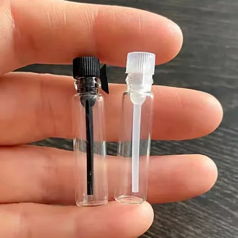Hot Sale1ml 2ml 3ml clear Perfume Bottle Empty Essential Oil Bottle Empty Glass Bottle