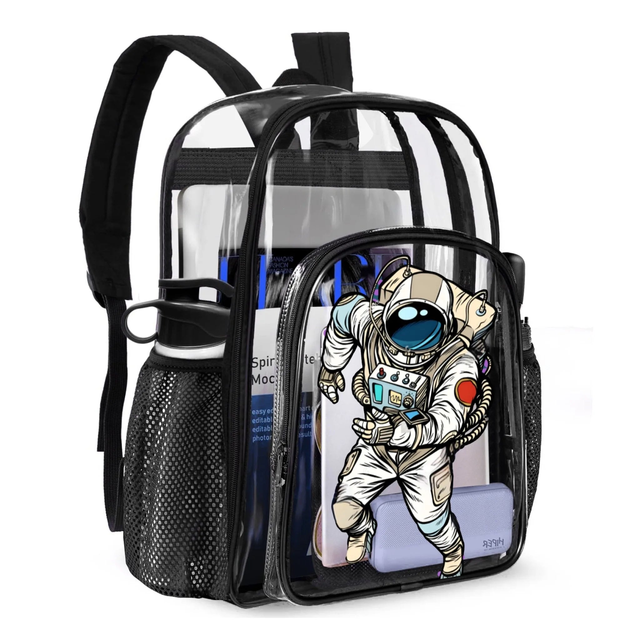 Custom Durable Clear Backpack Wholesale Price Travel See Through Kids Backpacks Transparent Large Clear School Bag