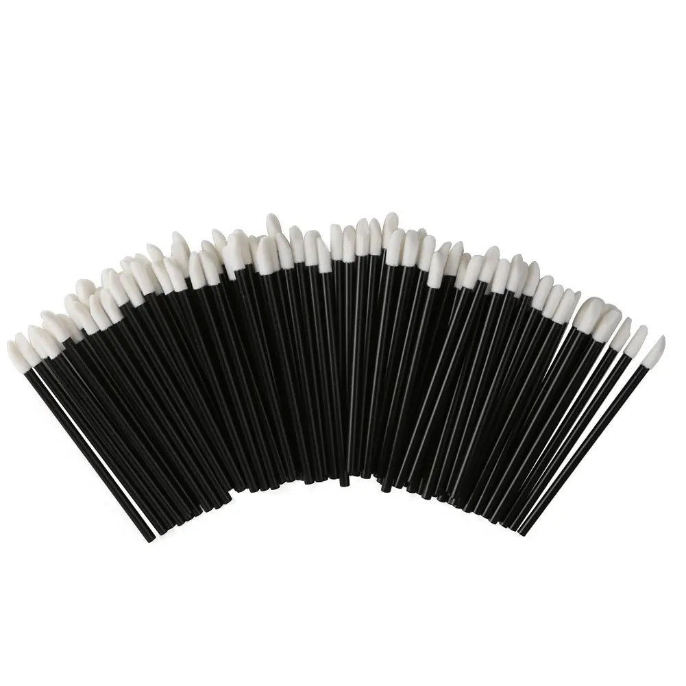 50Pcs Disposable Lip Brush Eyelash Makeups Microbrush Lash Extension Mascara Applicator Lipstick Wands Set Cosmetic Makeup Tools