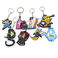 OEM Custom Soft PVC Keychain Key Chain / Rubber Keychains / 2D/3D Pvc Keychain Iron Keyring With Your Own Logo
