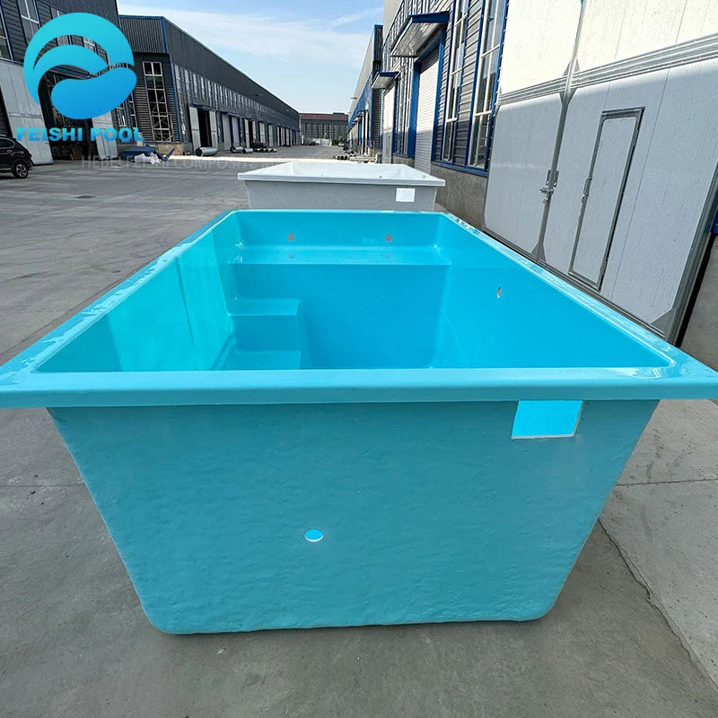 High-Quality Hotel Garden Fiberglass Aboveground Water for Children Small Size Inground Family Ready Mini Swimming Pool