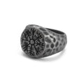 Antique Silver Norse Vintage Jewelry Wholesale Stainless Steel Mens Ring Jewelry Viking Vegvisir Ring Jewelry