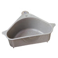 Suction Cup PP Drain Rack Kitchen Triangular Sink Organizer Multifunctional Vegetable Fruit Sink Strainer Storage Filter Basket