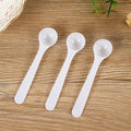 Factory Direct Sales 1g Transparent Powder Spoon Small Round Spoon 2ml Measuring Salt Spoon Free Shipping