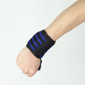 Custom logo Quality Handmade Fabric Woven Wristband Elastic Compression Wrist Strap Gymnastics Wristbands
