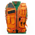 Sturdyarmor Fashion Chaleco Tactico Customized Outdoor Molle Mesh Tactical Vest Orange for Hiking Camping Hunting