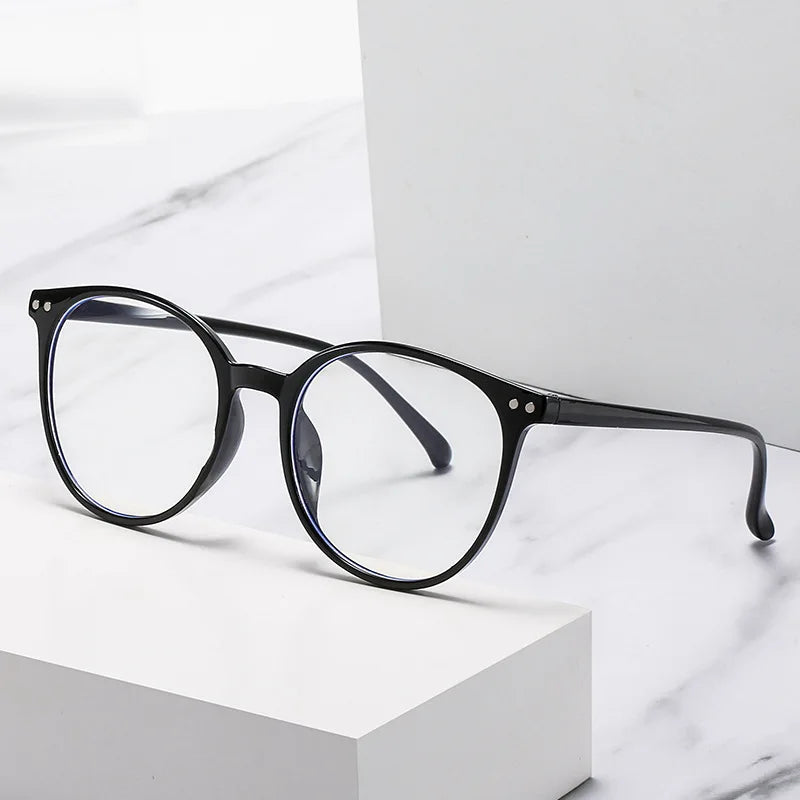Vintage Fashion Eyeglasses Retro Women Optical Computer Glasses Anti Blue Light Blocking Glasses