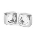 M3 M4 M5 M6 M8 M10 M12 DIN557 A2 Stainless Steel Chamfered Square Nuts