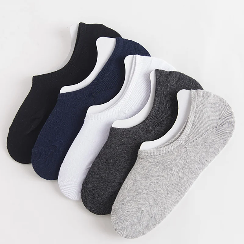 Factory Supply Women Cotton Footie Socks  Invisible Hidden Boat Socks slip Cotton Men Invisible Ankle Low Cut Liner Sock