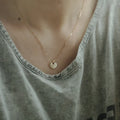 S925 Korean Fashion Gold Plated Ladies Minimalist Heart Jewelry Necklace Chain