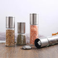 Refillable Spice Grinder Manual Ceramic Burr Salt and Pepper Mill Grinder for Kitchen