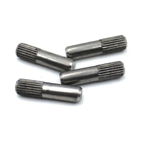 Titanium Alloy Zinc Hinge Column Solid Knurling Cylindrical Locking Pins for Toys Connecting Rod