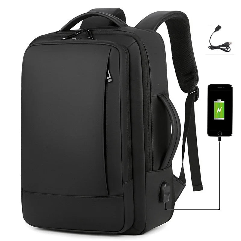 Waterproof Business Travel Notebook Bag BackPack Smart Laptop Backpack with Usb Charging Port