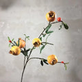 Qq334 Hot Sale Artificial Pomegranate Branch Real Touch Artificial Fruit Plant Wedding Decoration Flower Home Wedding Decoration