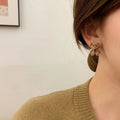 New Fashion 925 Silver Needle Kawaii Funny Plush Stud Clip Earrings Cute Bear Dainty Earrings for Girls Women Gift Jewelry