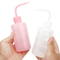 250ml Beauty Eyelash Tattoo Grafting Eyelash Curved Mouth Pot Planting False Eyelashes Auxiliary Cleaning Supplies Rinse Bottle