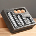 Modern 3-Piece Airtight Glass Jar Storage Set Clear Coffee Canister Cute for Ball Cork Lid for Candy Kitchen Items Great