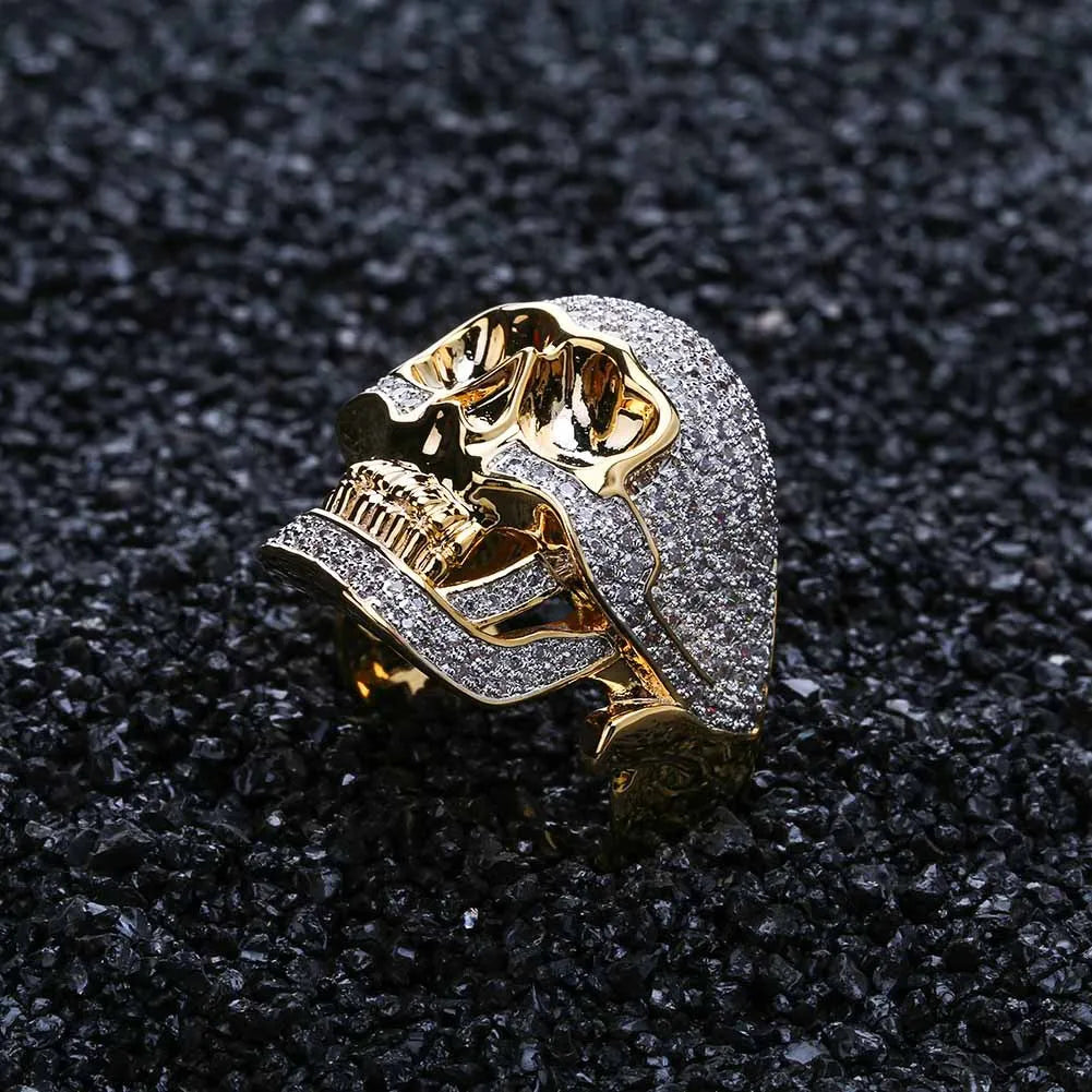 Skull Ring Ghost Head Ring Retro Hip Hop Punk Ring European and American Popular Jewelry