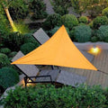 Factory Price 3x3x3M UV Block Shade Sail Shelter Awning Fabric Waterproof Sunshade Cloth Canopy Outdoor Patio Garden Balcony