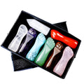 Natural Crystal Fist Power Pillar Stone Ornaments for Home Decoration Good Luck Seven Chakra Crystal Set
