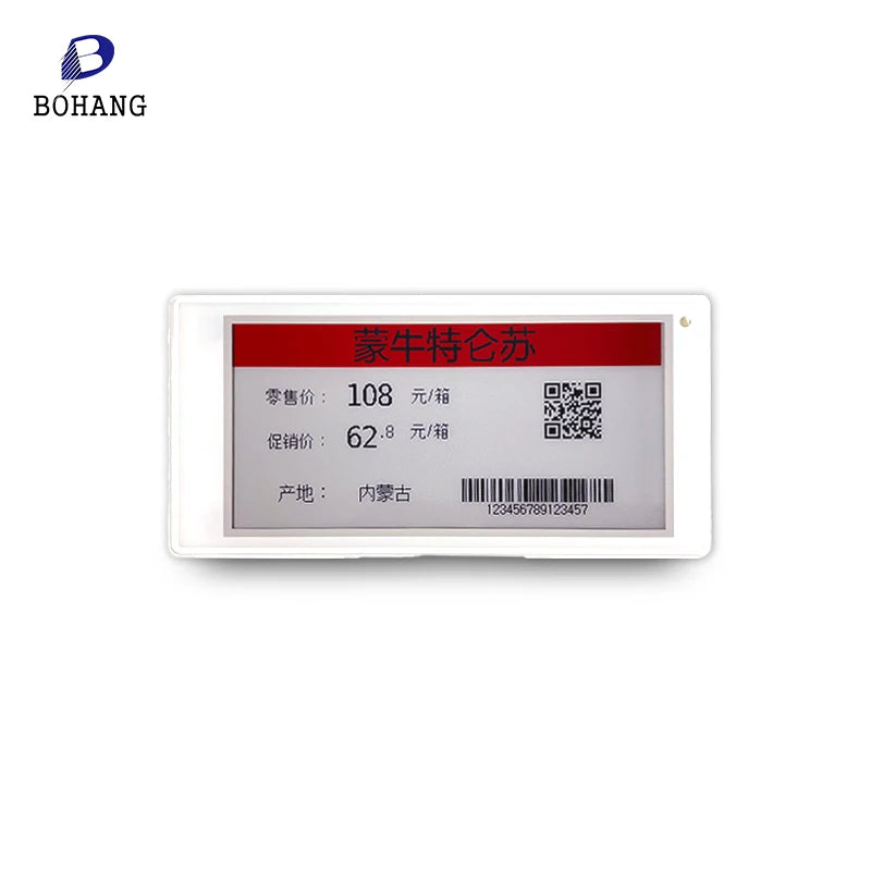 Bohang 4.30 Inch Manufacturer Intelligent Price Tag Digital Supermarket Electronic Shelf Labels