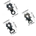 Aluminum Frog Swivel Carabiner Hook for Pet Leash Stamped Aviation Aluminum Carabiner Dog with Comfortable Design