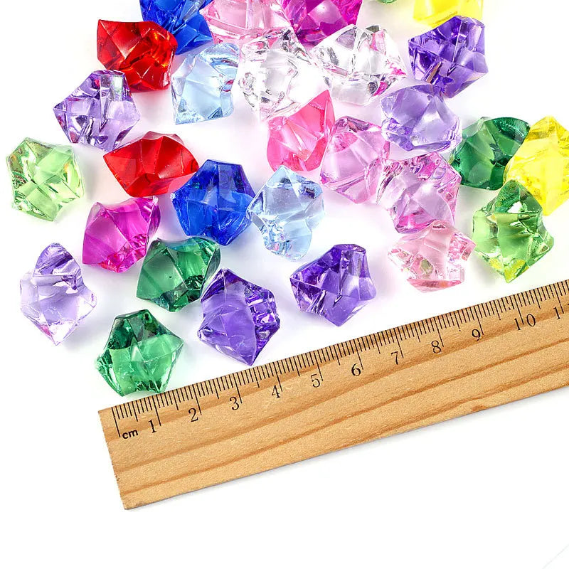 25*18mm Plastic Crystal Acrylic Crystal Diamond Pawn Irregular Stone Party & Holiday DIY Decorations Wedding Decor Access