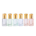 3ML/6ML Mini Essential Oil Perfume Bottle Roller Ball Thick Glass Roll on Durable for Travel Cosmetic Container