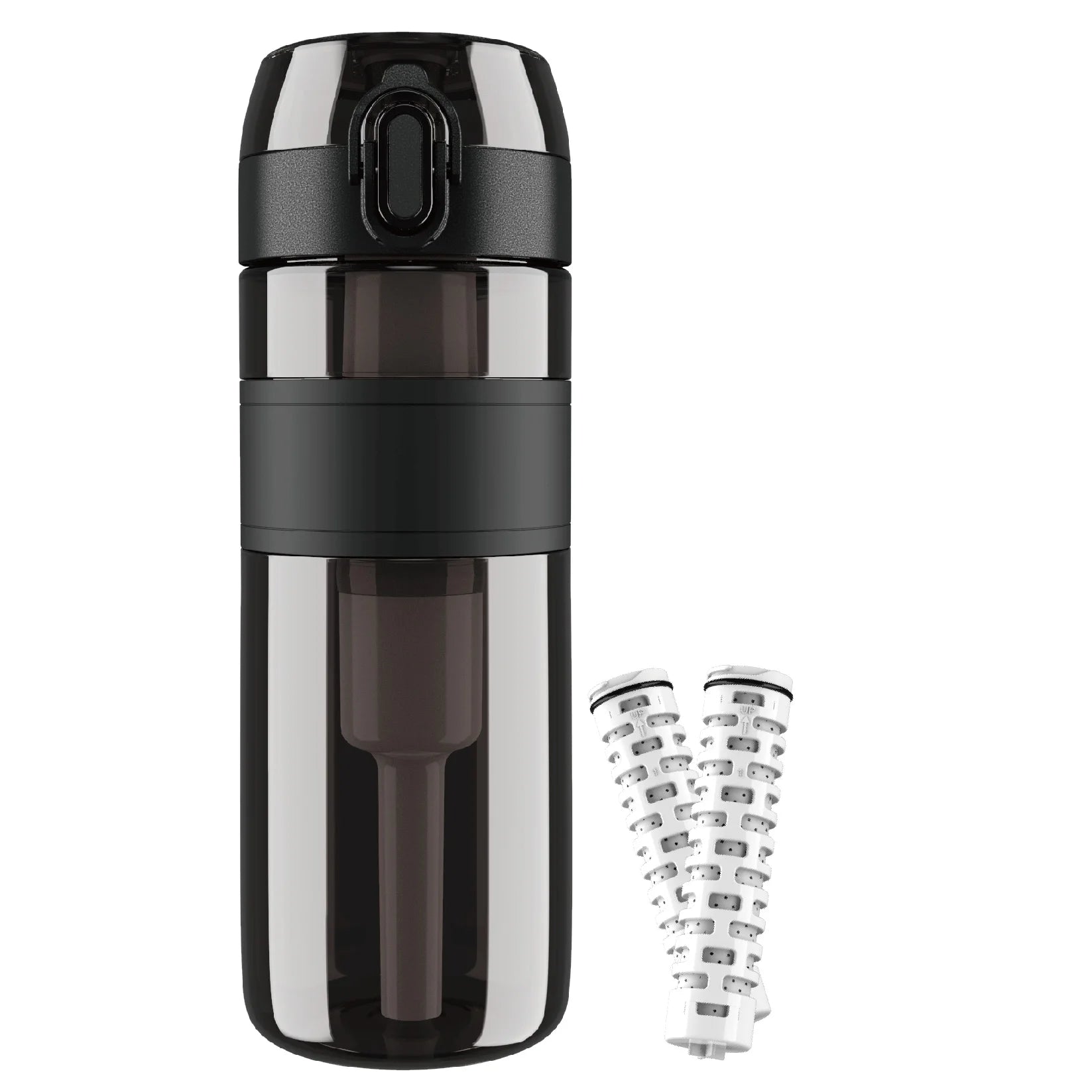 2023 Filtered Water Purifier Bottles Outdoor Water Purification Bottles Carbon Filter Drink Bottle