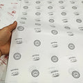 Custom Golden Logo Printed Wrapping Paper Sheets With Logo Gift Wrapping Paper Clothing Black Tissue Paper