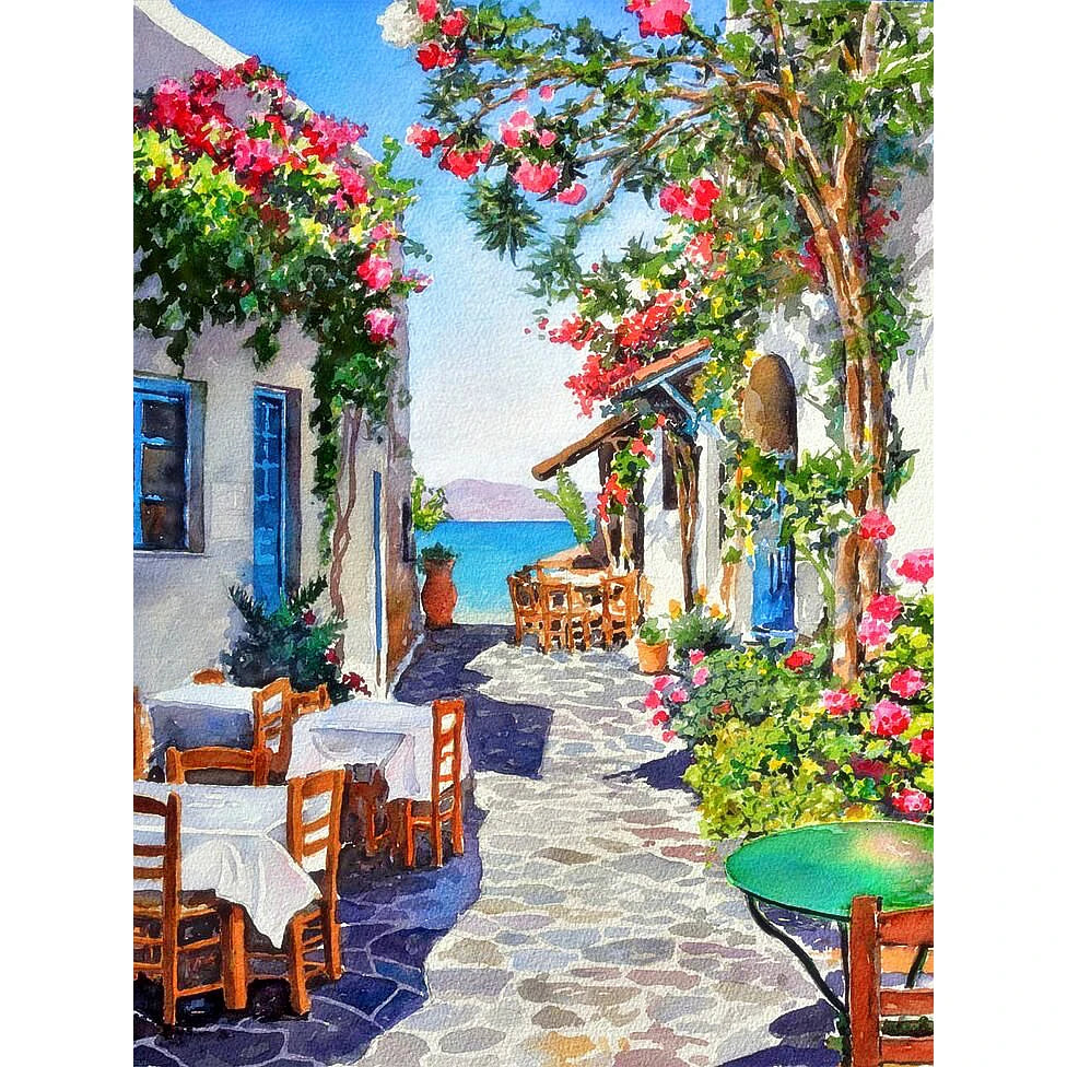 Full Drill 5D Diamond Painting Art Diamond Paint Landscape Kits Drills Canvas Craft Home Decoration House Wall Embroidery Adults