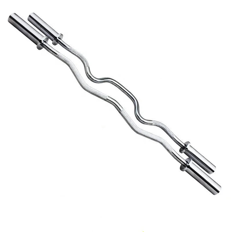 1.2m 1.5m 2.2m EZ Bar 28mm Curved Barbell Strength Training Weightlifting Curl Bar for Fitness for Gym Use