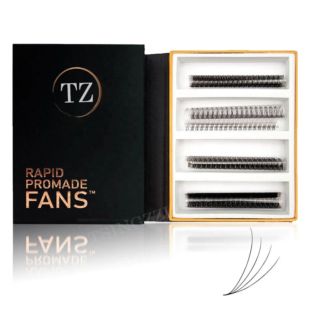 3D-20D Wispy Loose Promade Fans 1000 Box Premade Volume Pro Made Fans Lash Extensions Promade Fans Eyelash Extensions