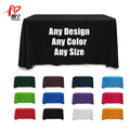 Promotion Custom Fitted Table Cover Cloth for Outdoor Advertising Sports Events Trade Shows 4ft 6ft 8ft Exhibitions Sizes