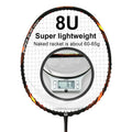 High-quality Professional Badminton Racket Top Super Lightweight Carbon Fiber Badminton Racket