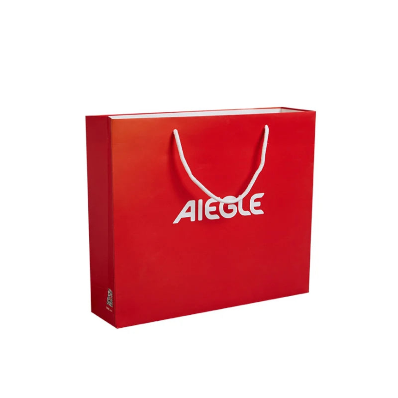 Guangzhou Factory Stock Bag White Cardboard Custom logo Clothing Shopping Packaging Environmental Paper Bag